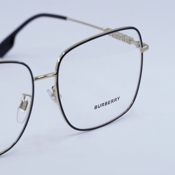 🕶️ New Burberry BE1378D 1326 Eyeglasses - Black/Gold Frame 57mm - Picture 5 of 10